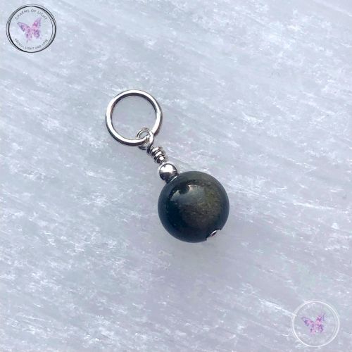 Golden Obsidian Pendant